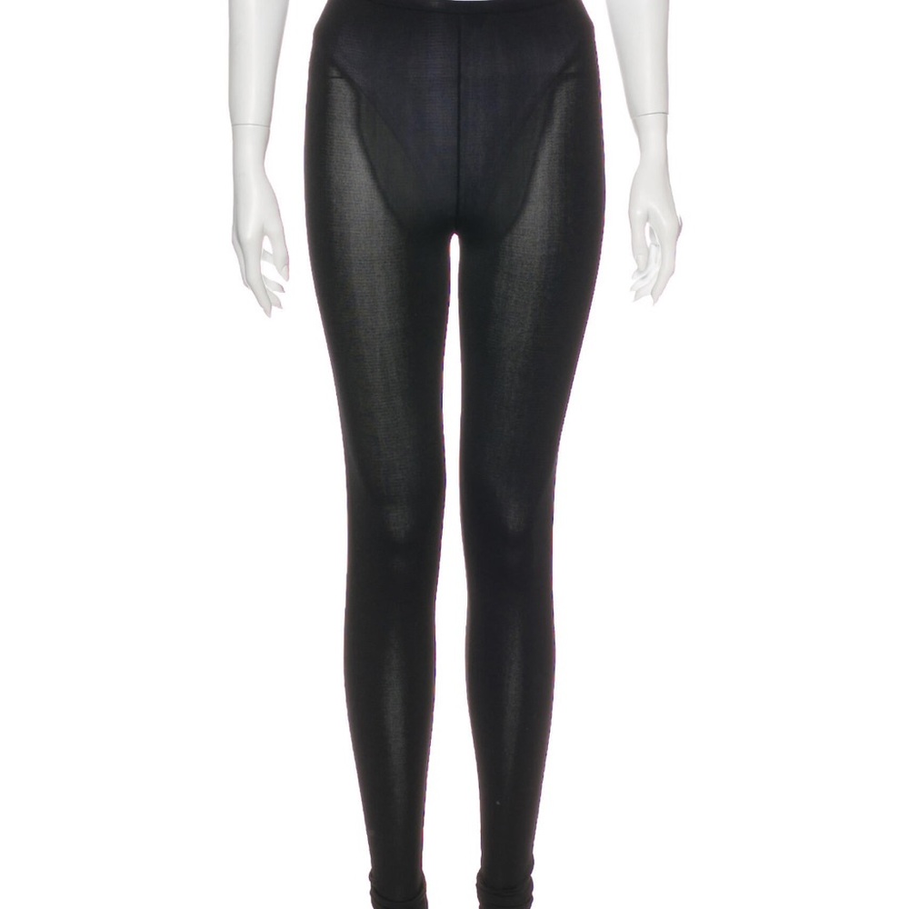 Gucci 2009 Black Sheer Leggings Medium